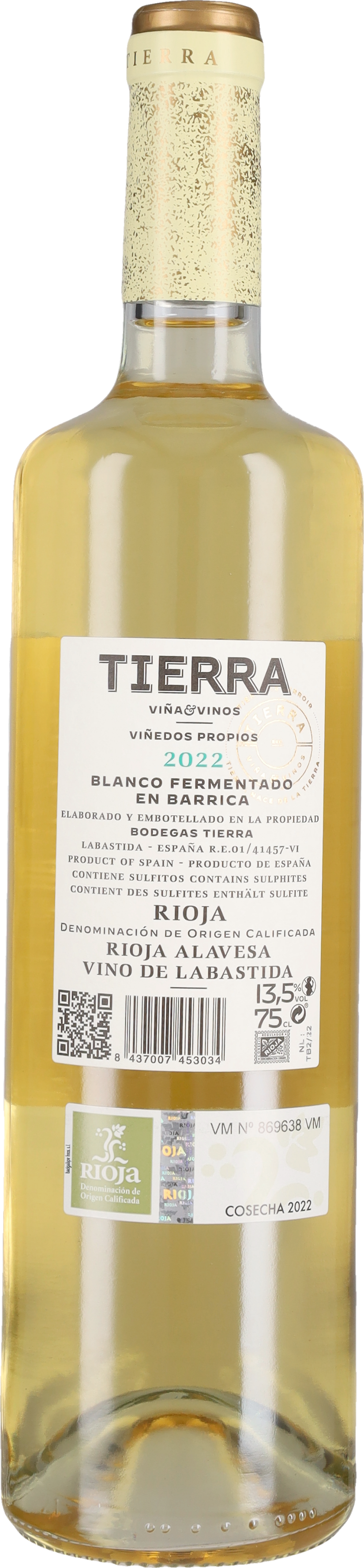 Tierra Blanco Bodegas Tierra 2022