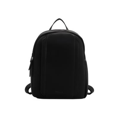 Rucksack TAMARIS "Rucksack TAS Kimi", Damen, Gr. B/H/T: 26cm x 31cm x 13cm, schwarz (schwarz 100), Polyurethane, Rucksäcke Rucksack