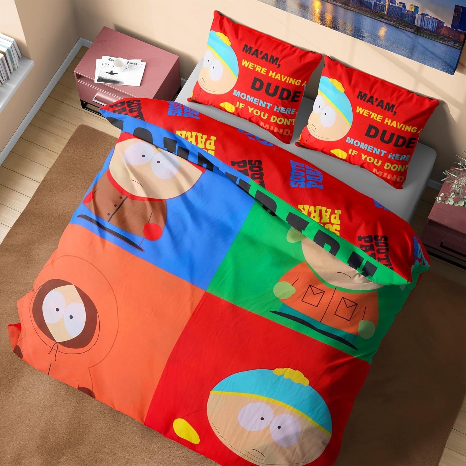 South Park Dekbedovertrek Set Dubbel - Grafisch - 200 x 200 cm