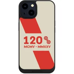 Nivocase Handyhülle für Apple iPhone 14 Hülle NIVOpure Case Schwarz 1. FSV Mainz 05 E.V. 120 Jahre (Apple iPhone 14), Smartphone Hülle, Schwarz