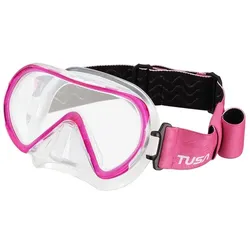 Tusa - Ino - Tauchmaske mit Fabric Strap Maskenband - Farbe: Pink