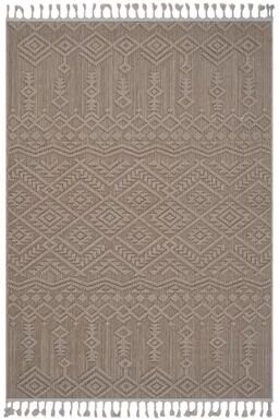 Klair Living Guros Collection Natural / Traditional Indoor / Outdoor Non-Shedding Area Rug