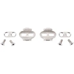 Silca, Schuhplatten, Titan Cleats für crankbrothers, Silber