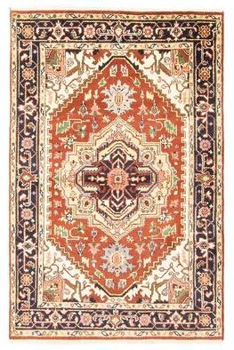 ECARPETGALLERY Hand-knotted Serapi Heritage Red Wool Rug - 3'11 x 6'1