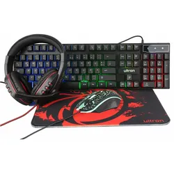 ULTRON Hawk Gaming Kit 4in1 Set, USB, DE