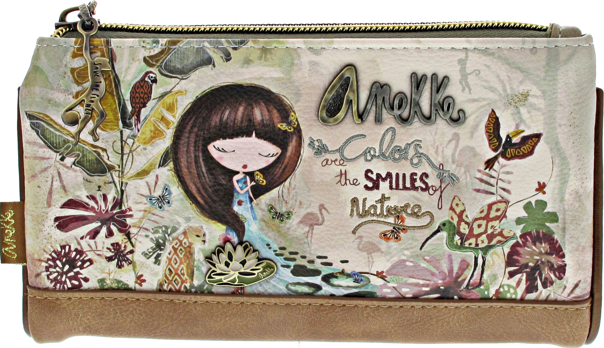 Anekke Canada Wallet grün/beige/braun 1 k.A.