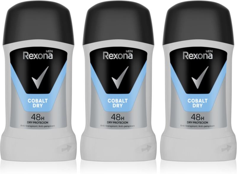 Rexona Men Cobalt Dry Antiperspirant Stick economy pack