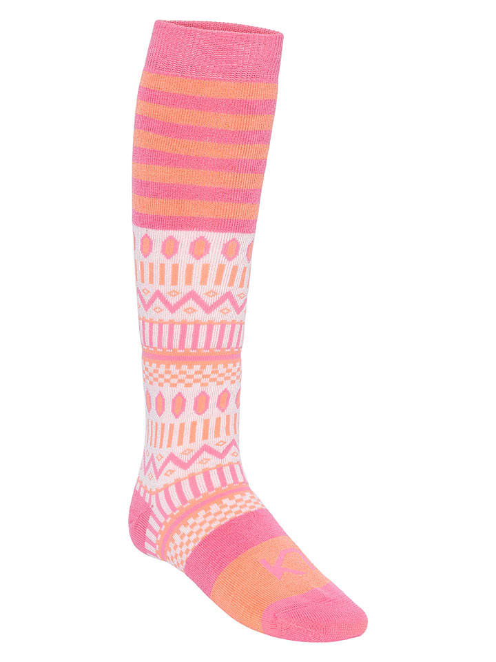 KARI TRAA Socken "Åkle" in Pink - 40/41
