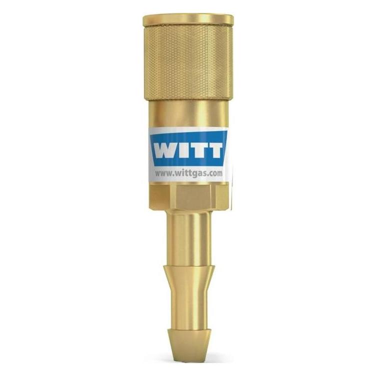Witt Schlauchkupplung SK 100-1, SK 100-2 Sauerstoff 6,3 mm Körper (150.009)