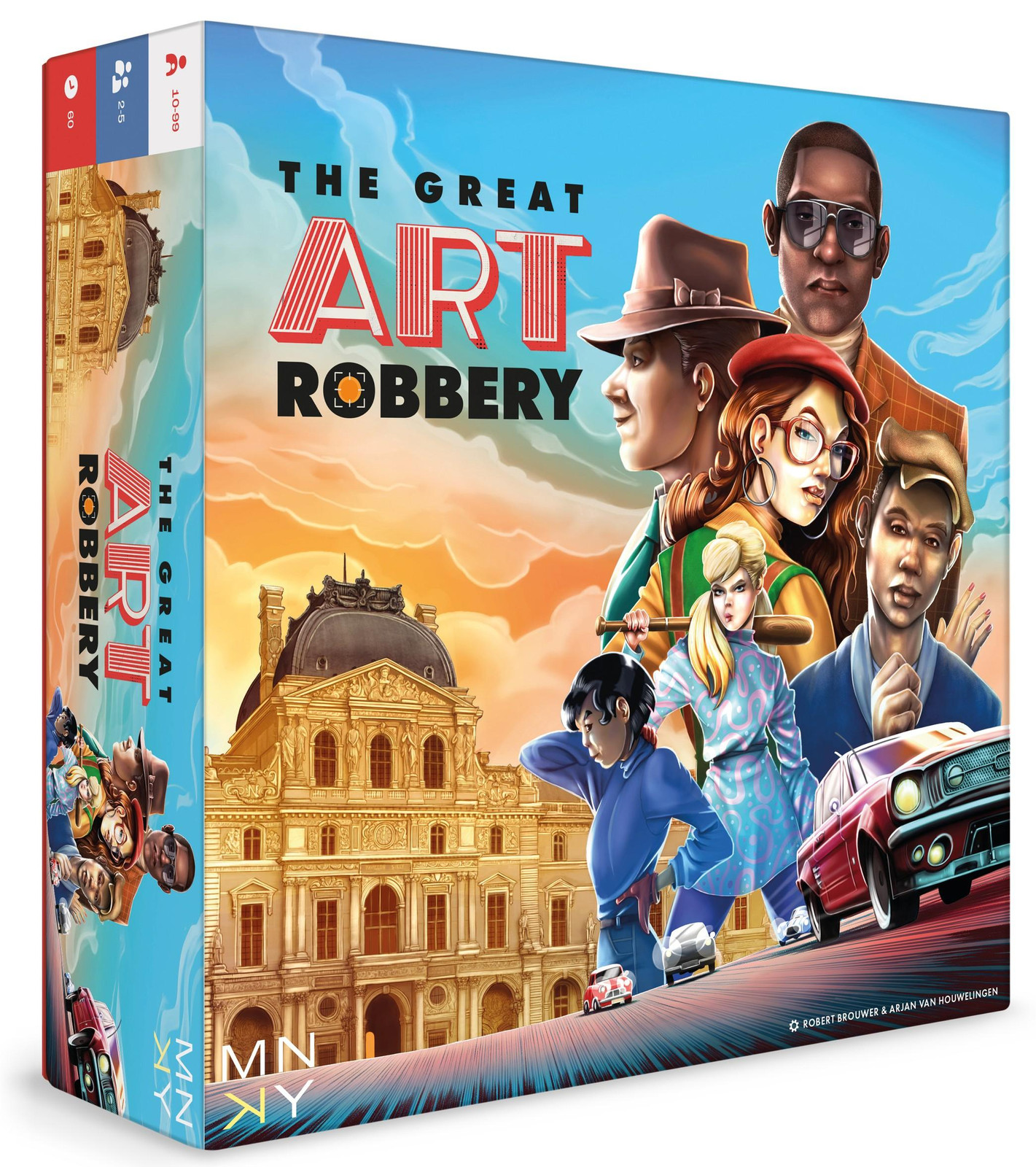 MNKY Entertainment: Het bordspel The Great Art Robbery, een strategiespel