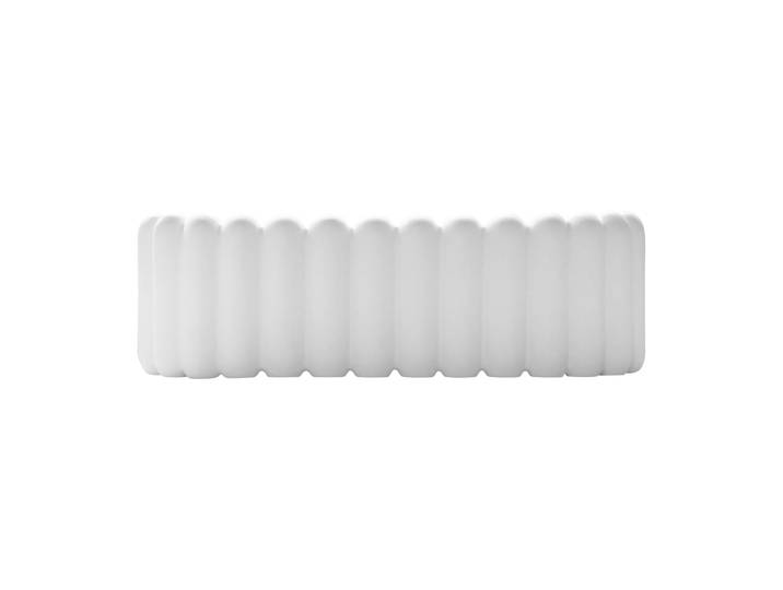 DBKD Cache-pot Mist oval small 35 cm White