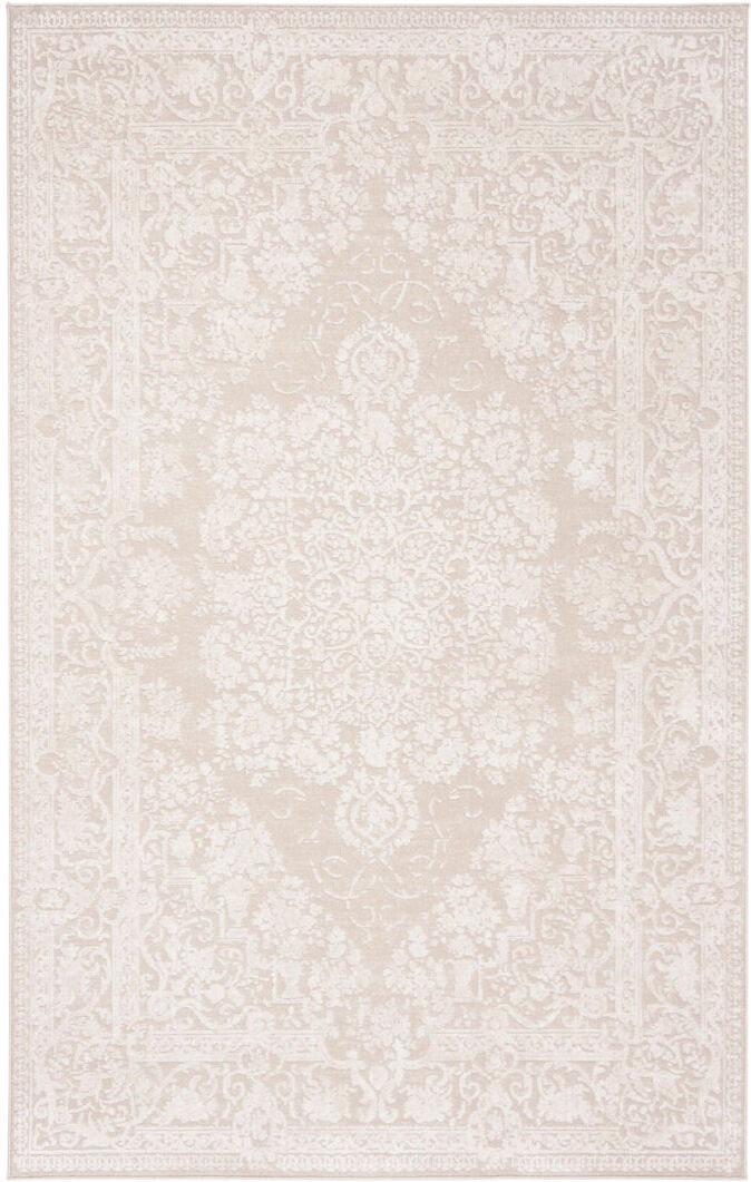 Latitude Vive Reflection Traditional Area Rug In Creme / Ivory Cream;Ivory Rectangle 122 x 183 cm