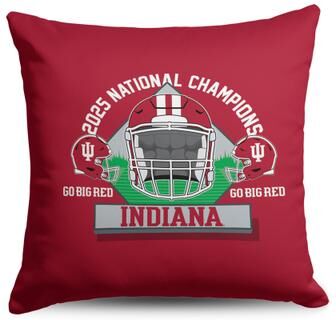 2025 NCAAThrow Pillow 18x18 inches by THE NORTHWEST GROUP in Indiana Univesity (Size OS)