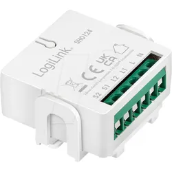 LOGILINK SH0124 - 2 Kanal Schaltaktor, WLAN, Tuya