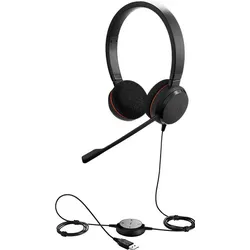 GN Netcom JABRA Evolve 20 Special Edition Stereo UC (Kabelgebunden, USB-A), Office Headset, Schwarz