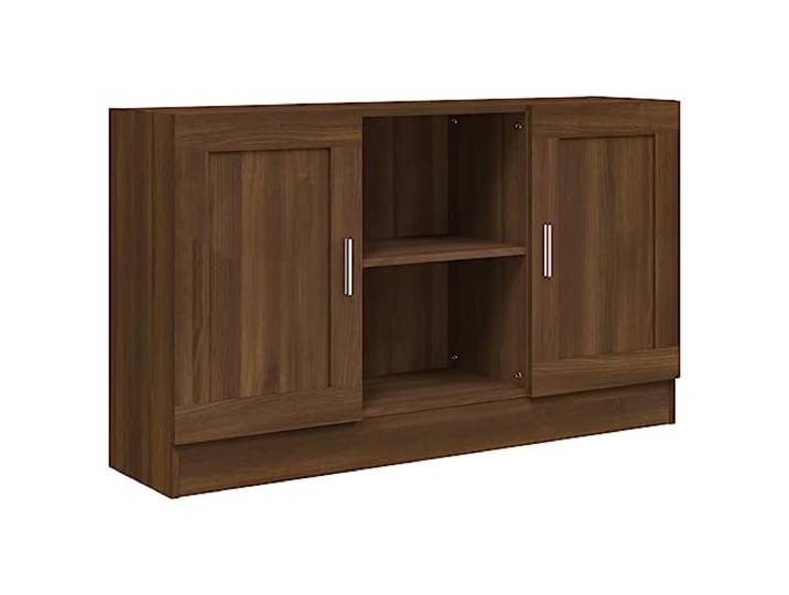 vidaXL Sideboard Kommode Anrichte Schrank Beistellschrank Mehrzweckschrank Standschrank Flurschrank Braun Eichen-Optik 120x30,5x70cm Holzwerkstoff