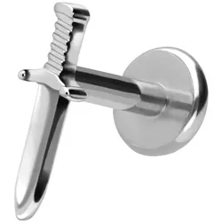 Titan Labret mit Push Fit SCHWERT