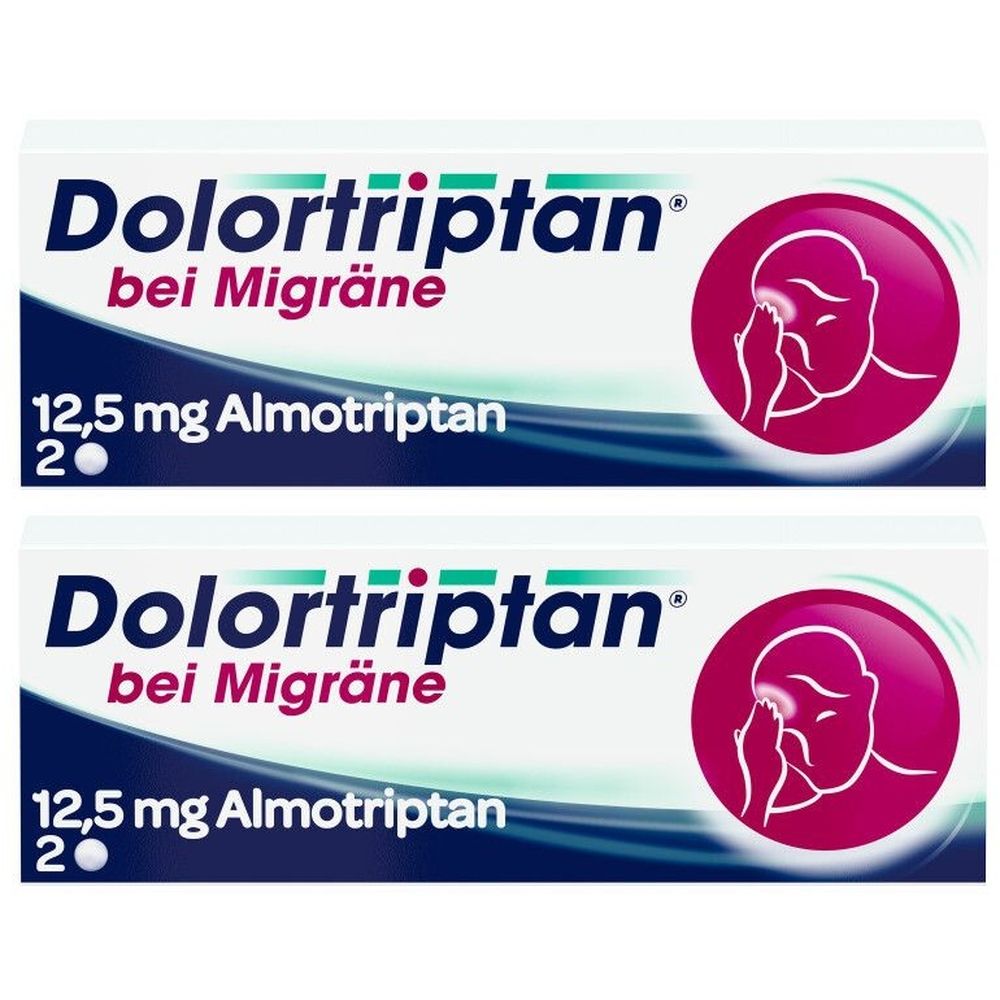 Dolortriptan bei Migräne Filmtabletten 2x 2x2 St