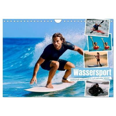 Wassersport. Wettkampf und Freizeit im, auf und unter Wasser (Wandkalender 2027 DIN A4 quer), CALVENDO Monatskalender