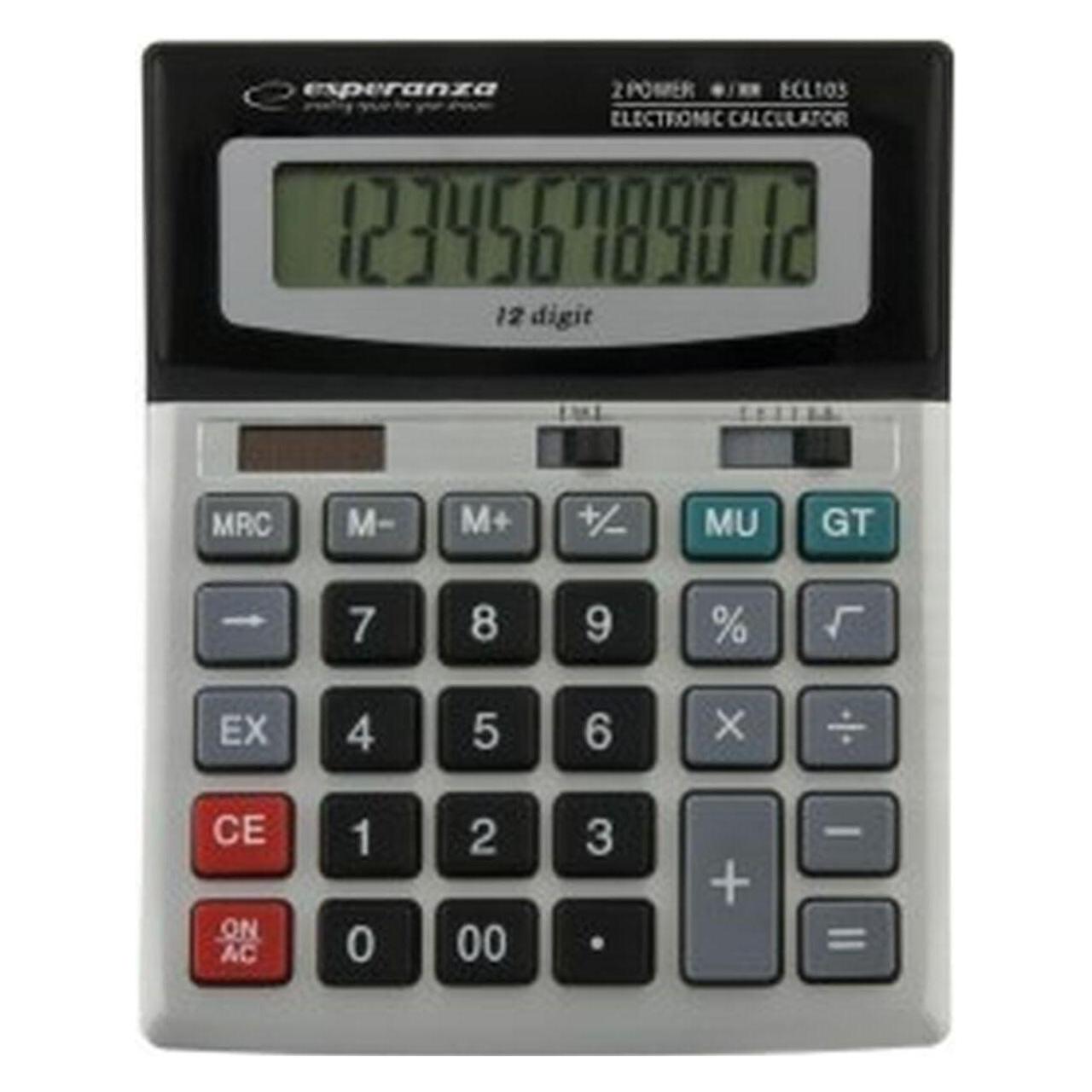 Esperanza ECL103 Taschenrechner Desktop Einfacher Taschenrechner (Batteriebetrieb) (ECL103)