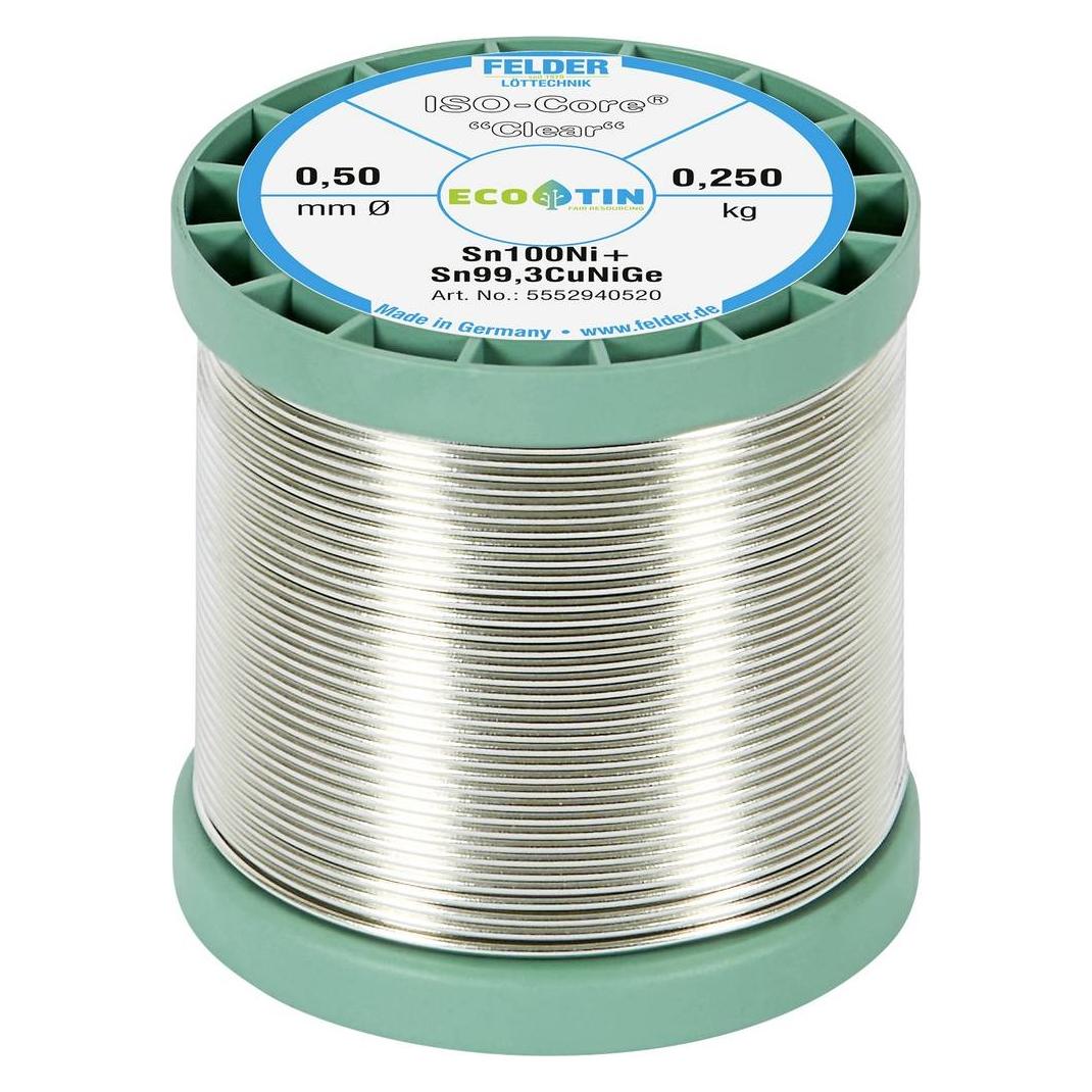 Felder Lottechnik ISO-Core Clear Sn100Ni+ (Lötzinn) (5552940520)