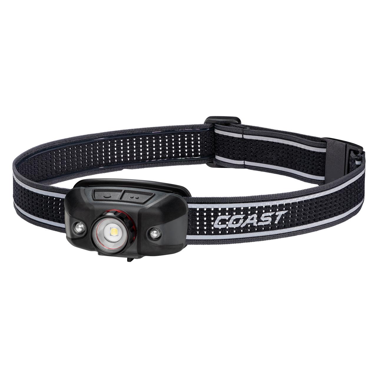 Coast FLX40R Wiederaufladbare Stirnlampe mit dreifarbigem Licht 800 lumen (800 lm) (COAST)