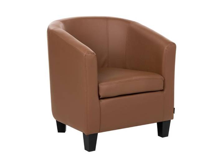Fauteuil BORWICK Cuir PU Marron