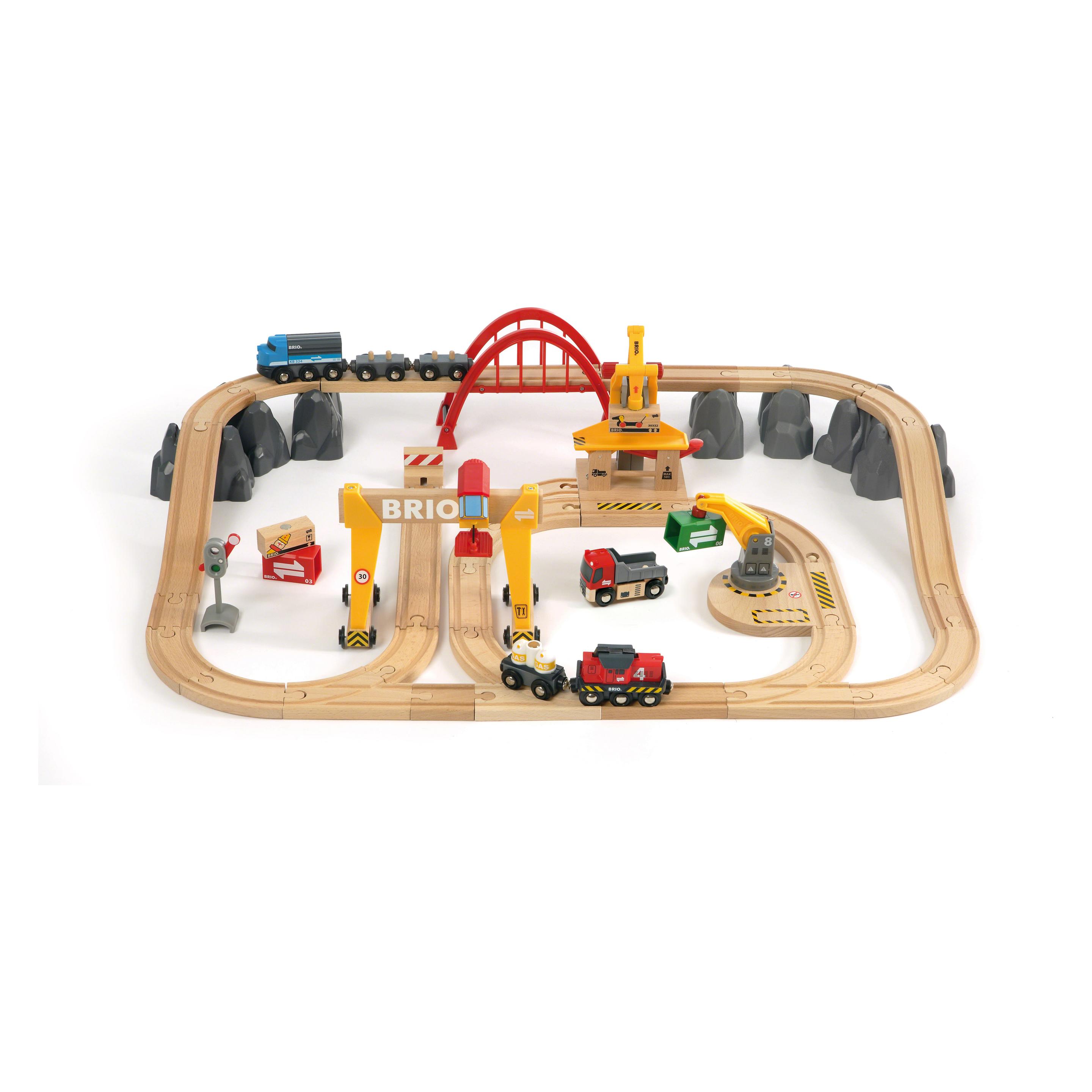 Brio Brio-Set mit Eisenbahngleisen Railway Deluxe, 33097 (33097)