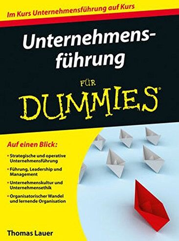 Thomas Lauer - Unternehmensführung für Dummies - Preis vom 10.10.2026 11:48:34 h