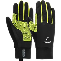 REUSCH Arien Stormbloxx Touch-Tec Langlaufhandschuh - black/safety yellow - 7
