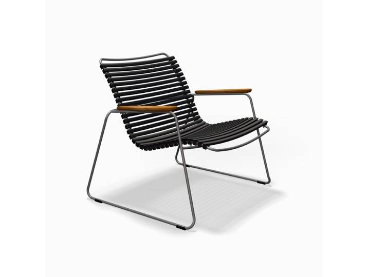 Houe Click Roomy Loungesessel - Kunststoff schwarz Skandinavisch, Trendig &amp; bunt