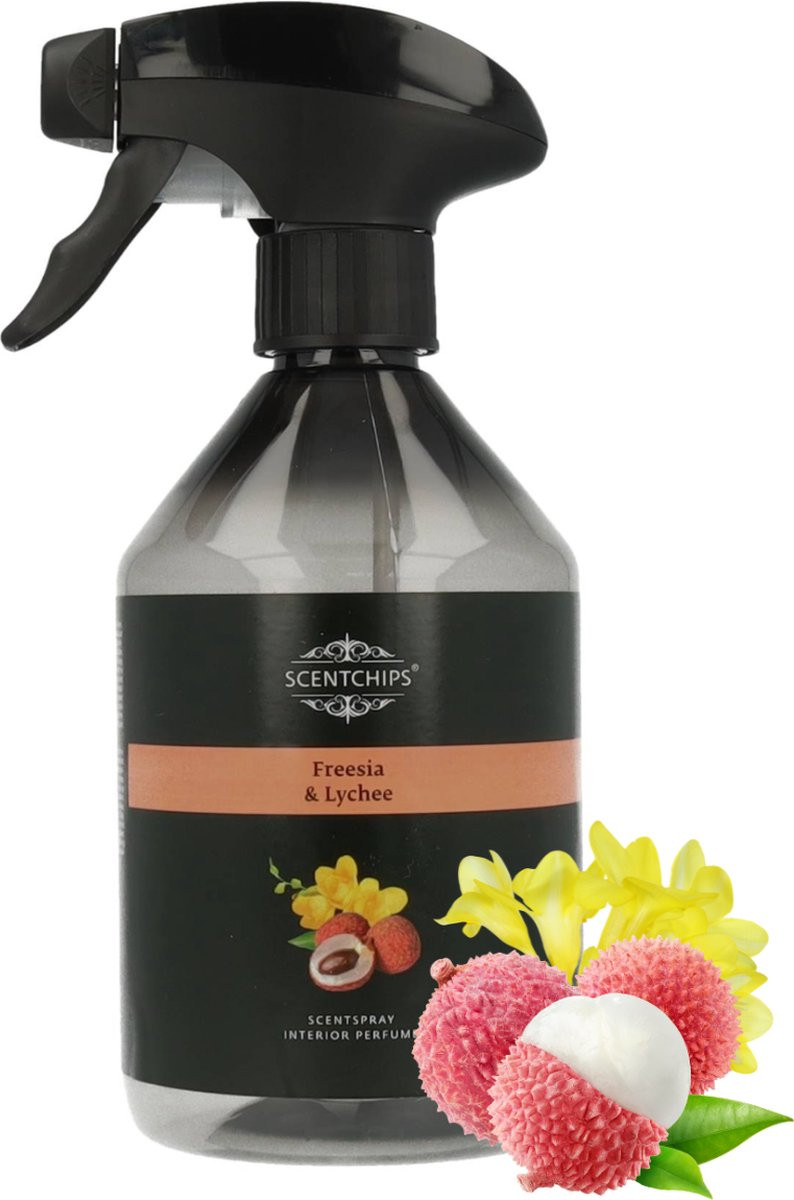 Scentchips Interieurspray Freesia & Lychee - Huisparfum - 500 ml