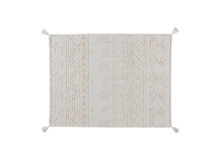 Tapis lavable en coton blanc 120x160