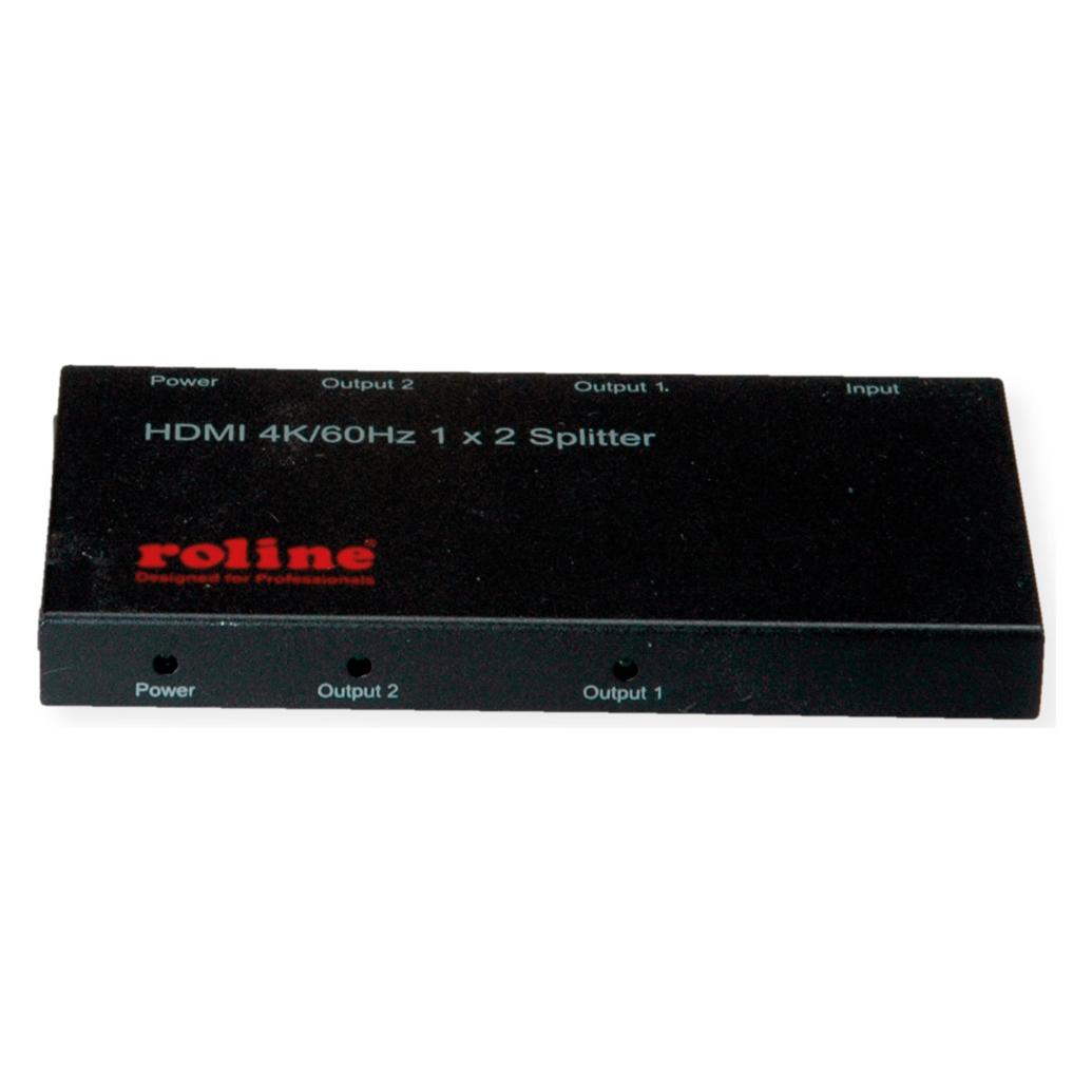Roline HDMI Video-Splitter 2fach UltraSlim 4K60Hz (14.01.3556)