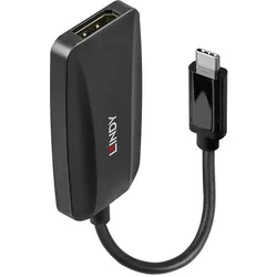 Lindy 43337 Videokabel-Adapter 0,13 m USB Typ-C DisplayPort Schwarz