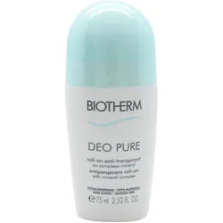 2x Biotherm, Deo, Deo Pure (Roll-on, 75 ml)