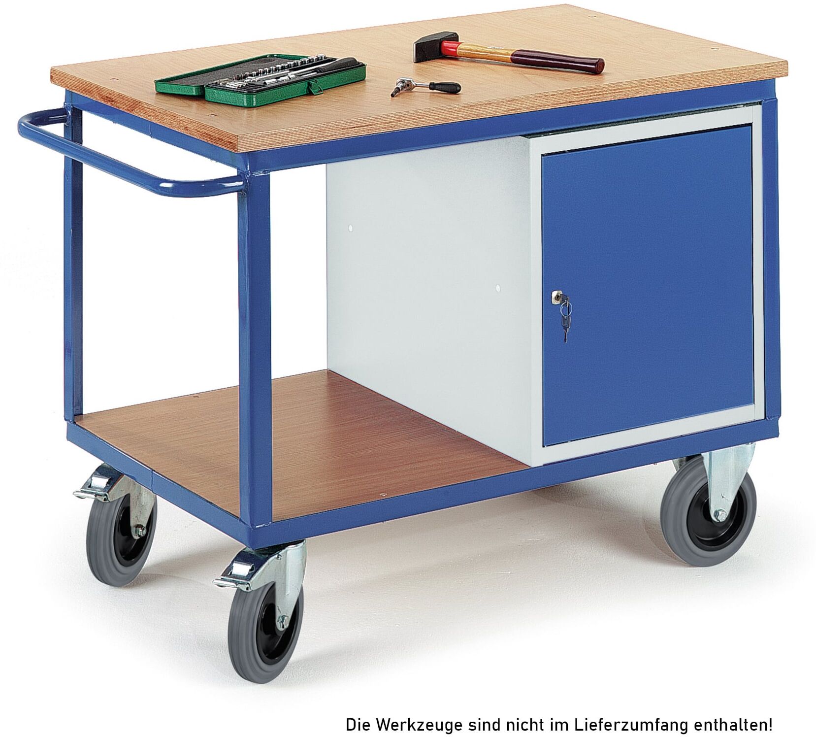 Rollcart Werkstattwagen mit 4 Schubladen 600kg Tragkraft