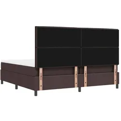 vidaXL, Boxspringbett, Damenia (Linien-Design) (200 x 200 cm)