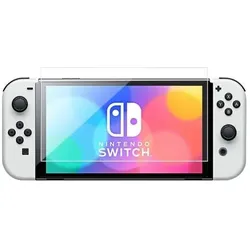 We-Vibe Protection d'écran Nintendo Switch OLED 7 - Conception en Verre Trempé 9H - ant (Switch OLED), Weiteres Gaming Zubehör