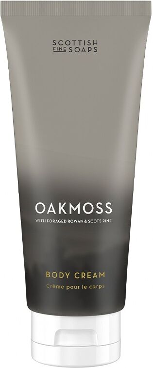 Scottish Fine Soaps Oakmoss Body Cream 200ml Tube