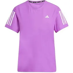 ADIDAS Damen T-Shirt Own the Run, Größe XS in Lila Lila