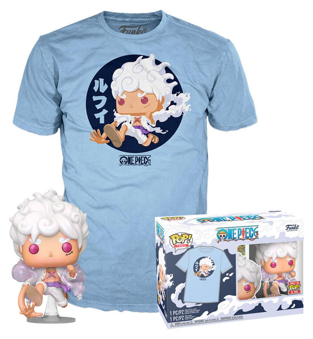Funko Pop! & T-shirt Luffy Gear Five Maat L