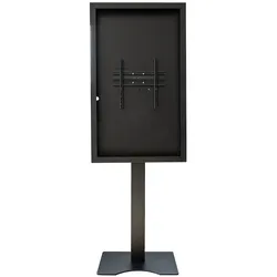 KIMEX - Vitrinenständer zum Aufstellen, mit Hochformatkasten 55'' - Vesa 400x600 max