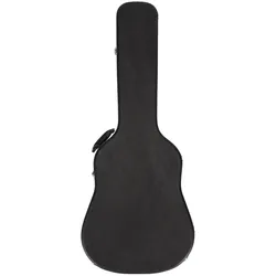 Chicago Classic Holzkoffer Dreadnought Schwarz - Koffer Akustikgitarre