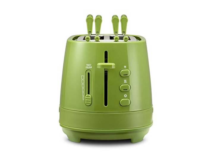 Dè Longhi CTLAP2203 Grille-pain avec pinces 550 W vert