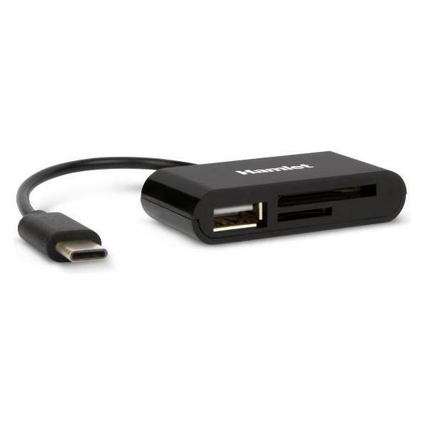 Hamlet XZR100UC USB 2.0 Typ-C Kartenleser Schwarz (USB 2.0) (XZR100UC)