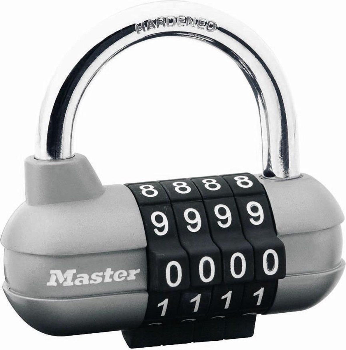 Master Lock Hangslot Pro Sport cijferslot 4-cijferig grijs