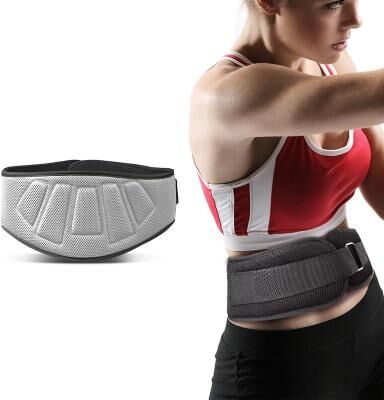 United Premium Weightlifting Belt For Squat Support & Gym Training grey m