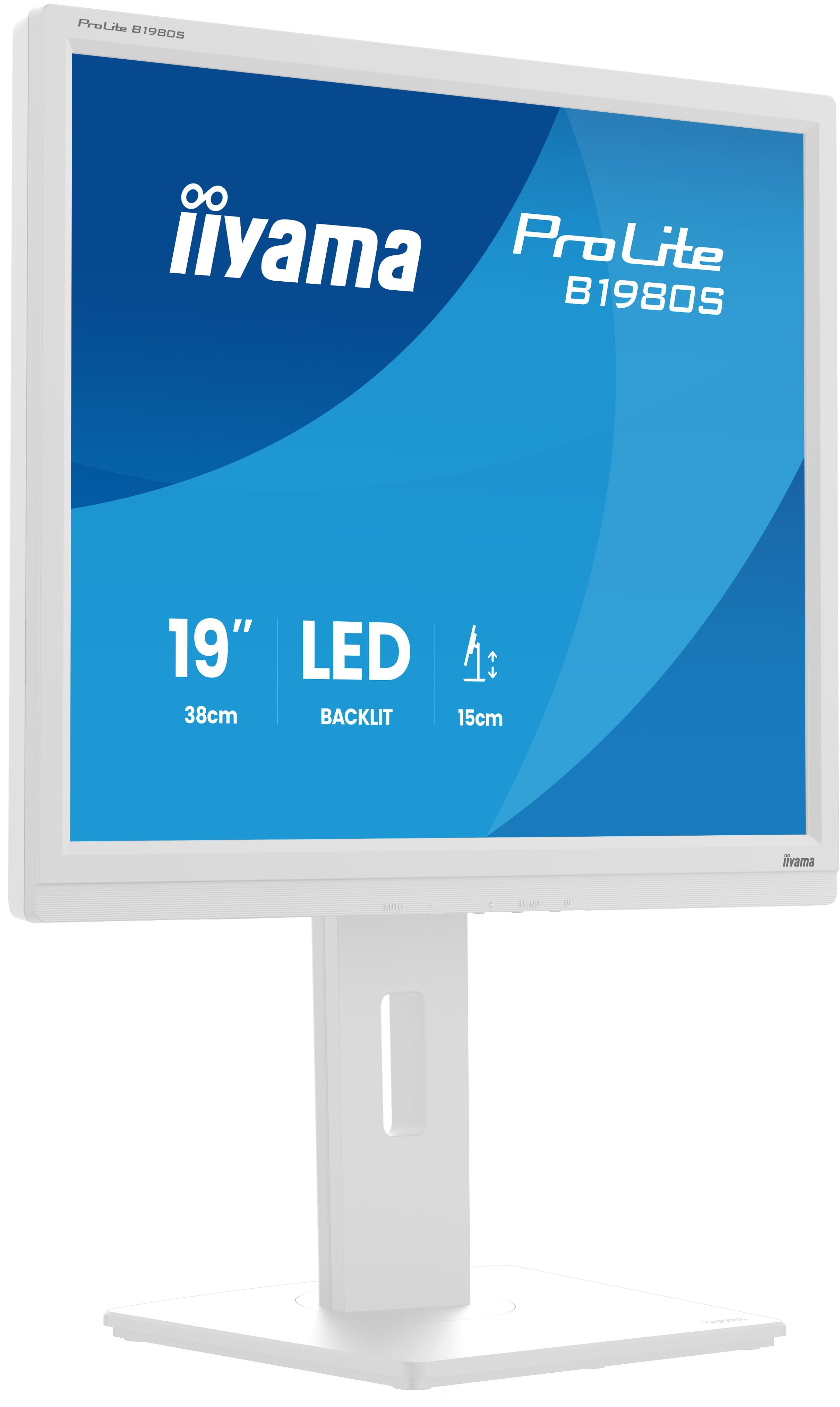 iiyama ProLite B1980S-W1 19 Zoll SXGA 5:4 75 Hz Monitor