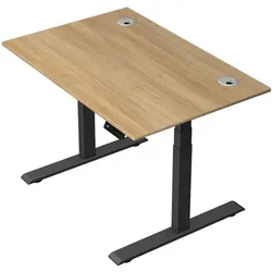 Kerkmann Steh-Sitztisch »Move 2 Plus« 120 x 80 cm - Gestell anthrazit braun, 120x127x80 cm